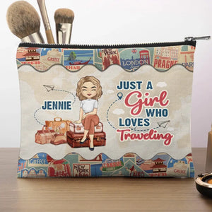 Prêt pour la prochaine aventure - Trousse de maquillage personnalisée - Cadeau de vacances, cadeau pour les amateurs de voyages d'aventure
