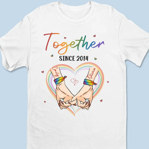 L'amour triomphe, l'amour compte - T-shirt unisexe personnalisé, sweat à capuche, sweat-shirt - Cadeau pour mari et femme, anniversaire, LGBTQ+