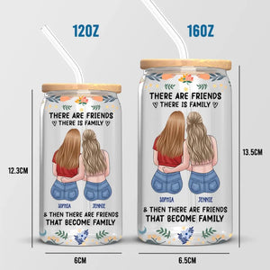 Tu es la sœur de mon âme - Tasse en verre personnalisée Bestie, tasse à café glacé - Cadeau pour meilleures amies, BFF, sœurs