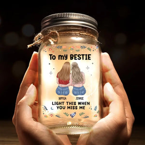 Tu fais ressortir le meilleur de moi-même - Lampe personnalisée en pot Mason - Cadeau pour les meilleures amies, les meilleures amies et les sœurs