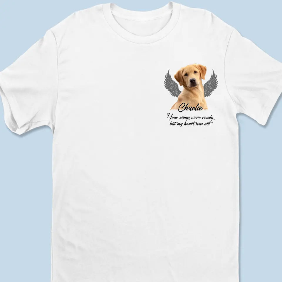 Photo personnalisée « Une fois à mes côtés, pour toujours dans mon cœur » – T-shirt unisexe personnalisé, sweat à capuche, sweat-shirt – Cadeau de condoléances pour les propriétaires d'animaux et les amoureux des animaux