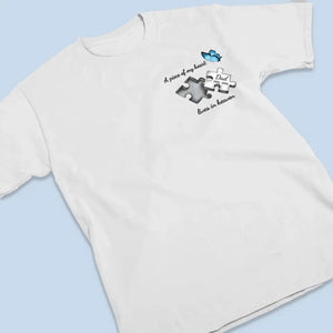Un morceau de mon cœur vit au paradis - T-shirt unisexe personnalisé, sweat à capuche, sweat-shirt - Cadeau de condoléances pour les membres de la famille