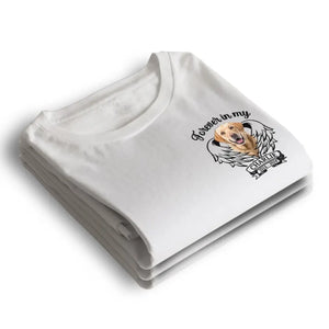 Photo personnalisée « Une fois à mes côtés » - T-shirt unisexe personnalisé, sweat à capuche, sweat-shirt - Cadeau de condoléances pour les propriétaires et les amoureux des animaux