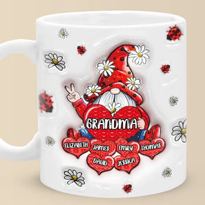 Keep You In My Heart - Mug personnalisé avec effet gonflable 3D - Cadeau pour maman et grand-mère