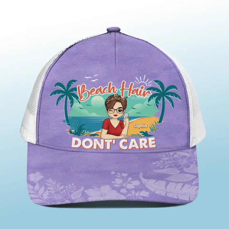 Chaque jour devrait être une journée à la plage - Casquette de baseball personnalisée avec dos en maille, casquette de camionneur de baseball - Cadeau de vacances d'été pour meilleures amies, meilleures amies, sœurs