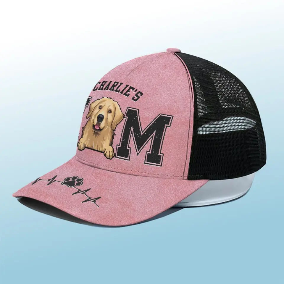 Keep Calm And Carry A Wand - Casquette de baseball personnalisée avec dos en maille pour chien et chat, casquette de baseball camionneur - Cadeau pour propriétaires et amoureux des animaux