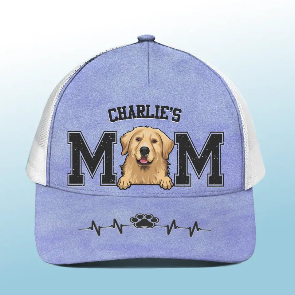 Keep Calm And Carry A Wand - Casquette de baseball personnalisée avec dos en maille pour chien et chat, casquette de baseball camionneur - Cadeau pour propriétaires et amoureux des animaux