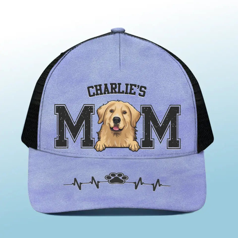Keep Calm And Carry A Wand - Casquette de baseball personnalisée avec dos en maille pour chien et chat, casquette de baseball camionneur - Cadeau pour propriétaires et amoureux des animaux