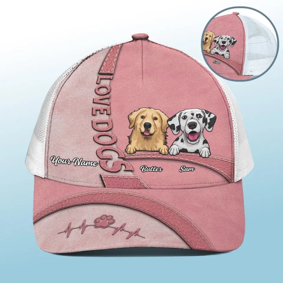 Mon chien est le compagnon idéal ! Casquette de baseball personnalisée avec dos en maille, casquette de camionneur, cadeau pour propriétaires et amoureux des animaux.