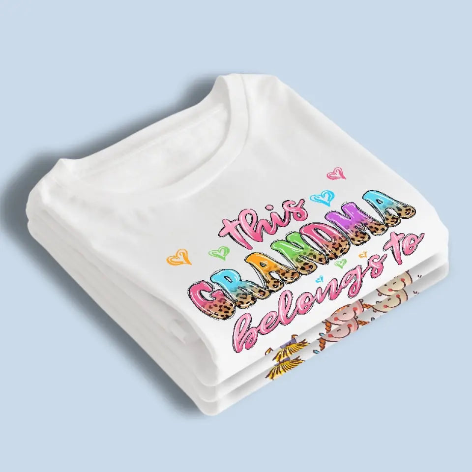 This Special Mom Belongs To - Family Personalized Custom Unisex T-shirt, Hoodie, Sweatshirt - Gift For Mom, Grandma