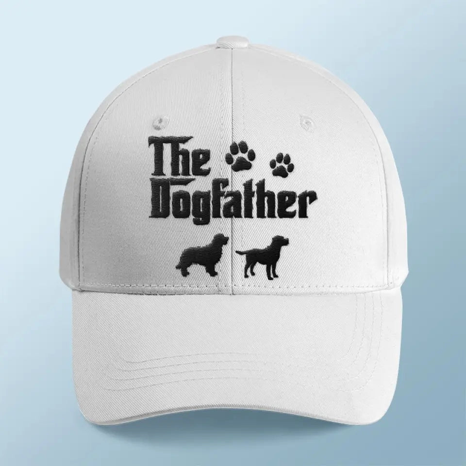 The Dogfather - Casquette brodée personnalisée pour chien - Cadeau pour propriétaires et amoureux des animaux