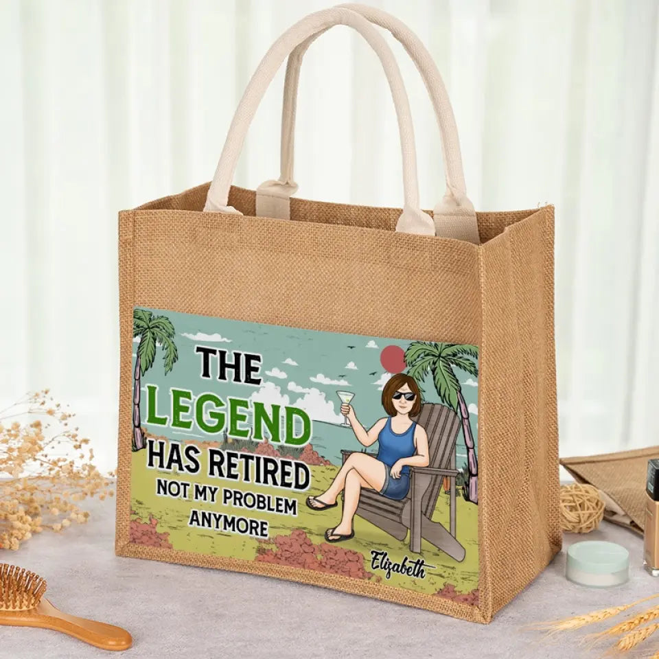 Ma plus longue pause-café commence maintenant - Sacs cadeaux personnalisés pour la famille, sacs fourre-tout en jute, sacs de plage - Cadeau pour maman, grand-mère