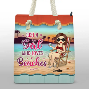 La vie est meilleure à la plage - Sac de plage personnalisé pour meilleure amie - Cadeau de vacances d'été pour meilleures amies, meilleures amies, sœurs