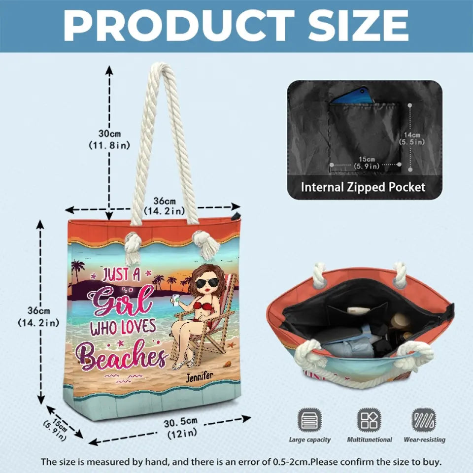 La vie est meilleure à la plage - Sac de plage personnalisé pour meilleure amie - Cadeau de vacances d'été pour meilleures amies, meilleures amies, sœurs