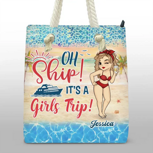 C'est un voyage entre filles ! - Sac de plage personnalisé pour meilleures amies, meilleures amies et sœurs ! Cadeau de vacances d'été