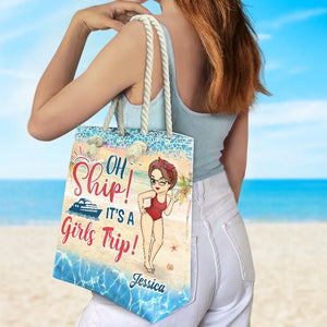 C'est un voyage entre filles ! - Sac de plage personnalisé pour meilleures amies, meilleures amies et sœurs ! Cadeau de vacances d'été