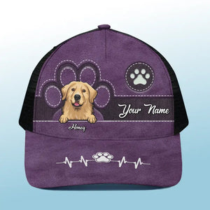 Poils de chien, je m'en fiche ! Casquette de baseball personnalisée avec dos en maille, casquette de camionneur, cadeau pour propriétaires et amoureux des animaux.