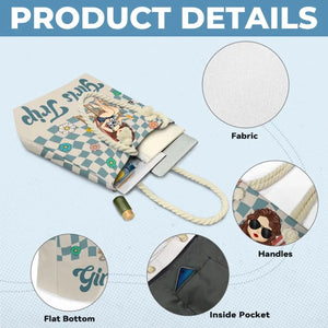 Beaches Booze Besties - Sac de plage personnalisé Bestie - Cadeau de vacances d'été pour meilleures amies, meilleures amies, sœurs