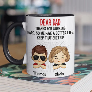 Je suis vraiment béni d'avoir des parents aussi merveilleux - Tasse personnalisée avec accents pour la famille - Cadeau pour les membres de la famille