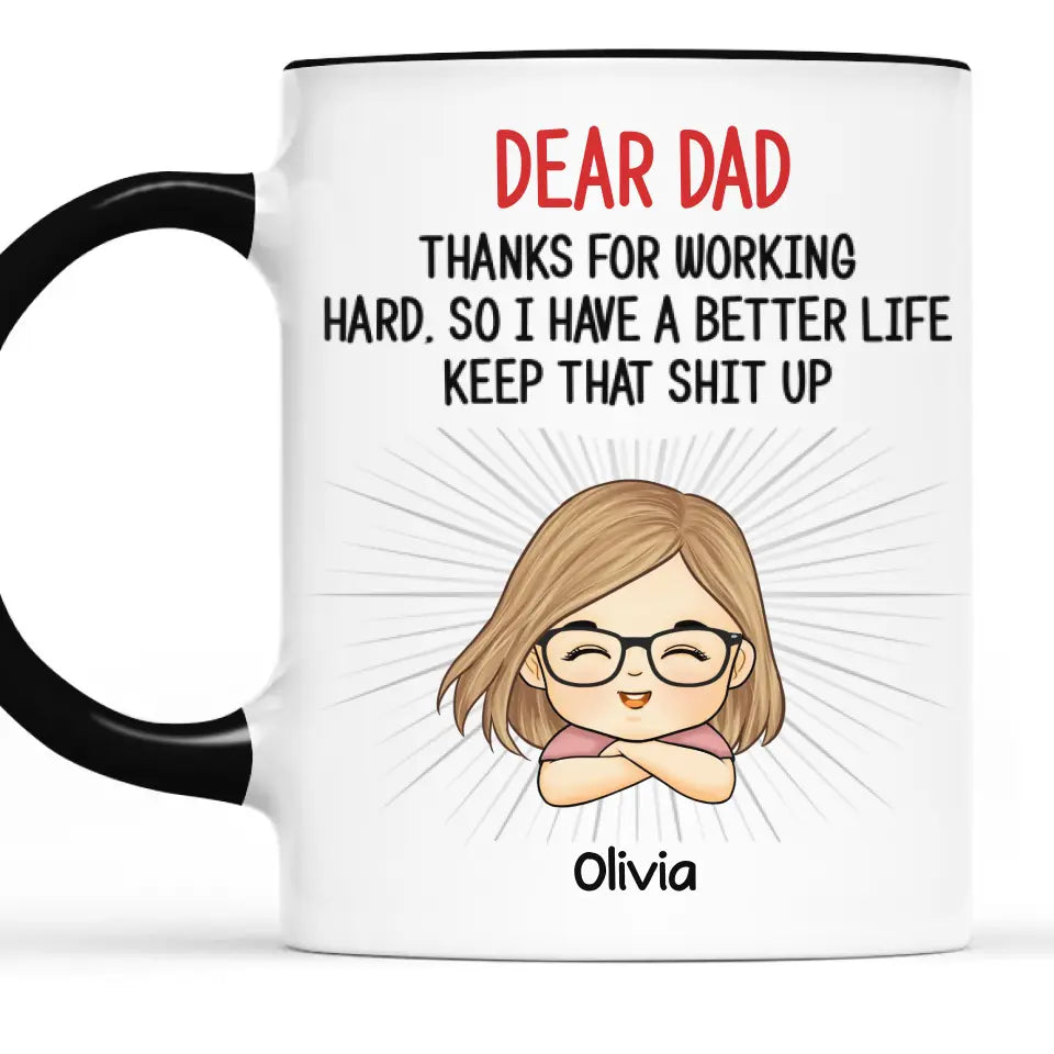 Je suis vraiment béni d'avoir des parents aussi merveilleux - Tasse personnalisée avec accents pour la famille - Cadeau pour les membres de la famille