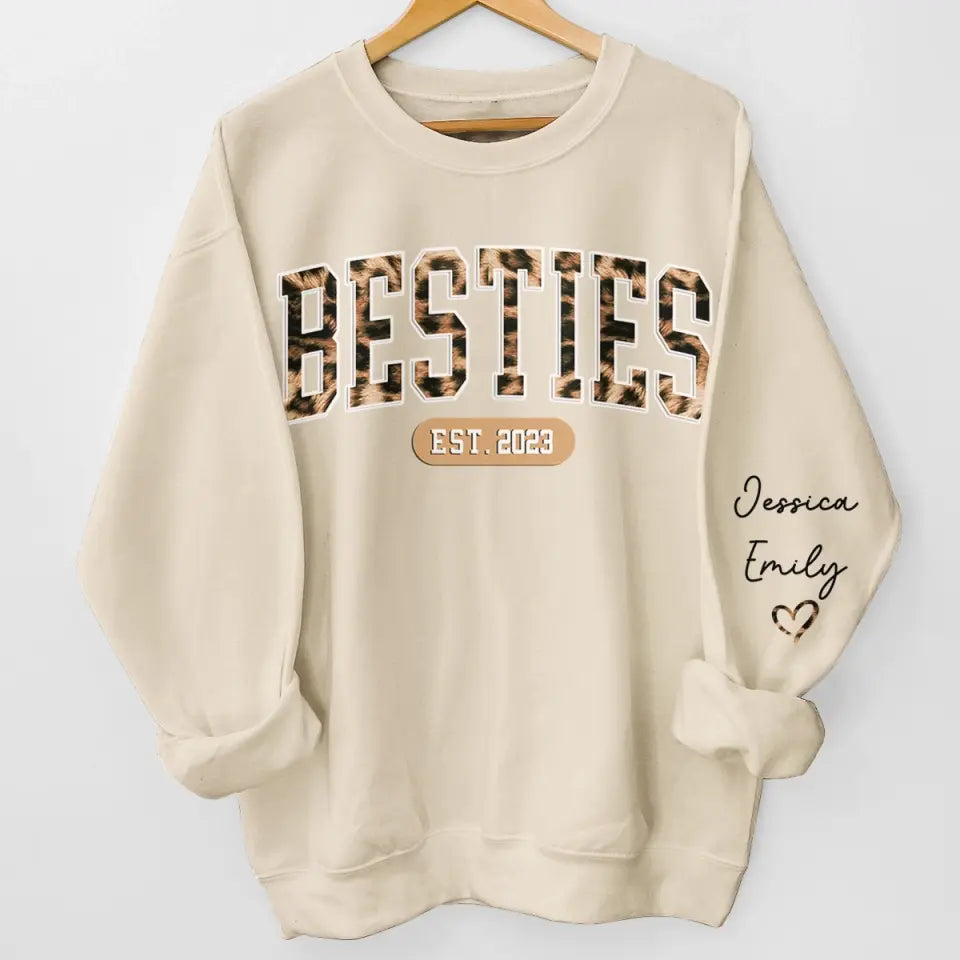 Je compte sur ta mémoire pour me souvenir de mon passé - Sweat-shirt unisexe personnalisé avec motif sur la manche - Cadeau pour meilleures amies, meilleures amies, sœurs