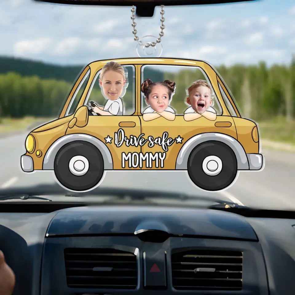 Décoration de voiture personnalisée en acrylique pour les voyages en famille, un cadeau pour les membres de la famille