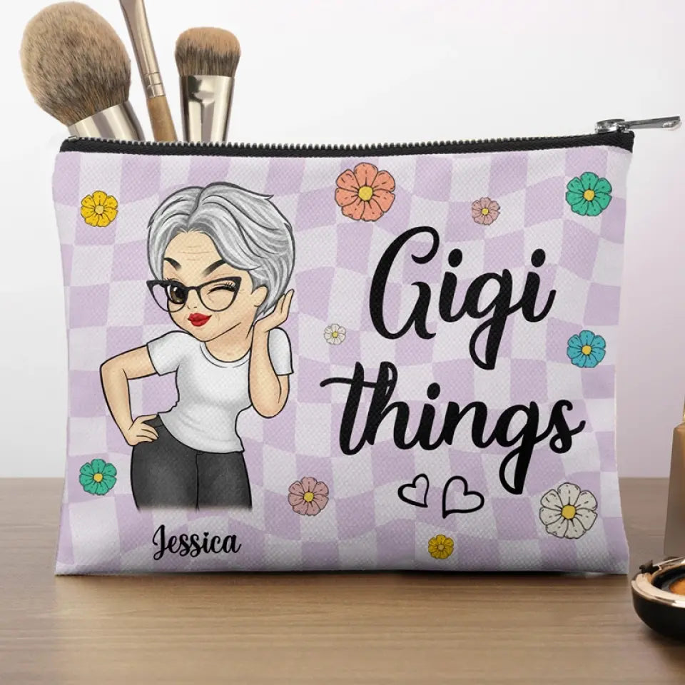 Parfois, les gens sont beaux - Trousse de maquillage personnalisée pour la famille - Cadeau pour maman, grand-mère