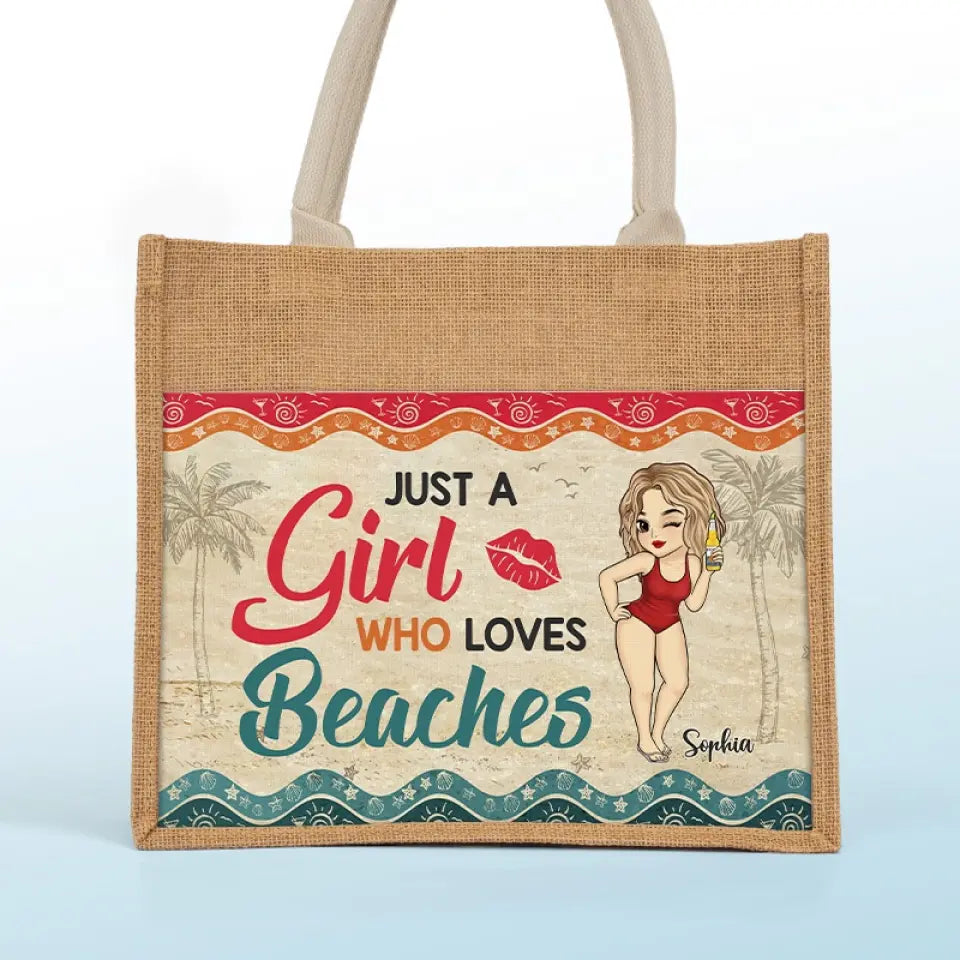 Vacances d'été - Sacs fourre-tout personnalisés pour meilleures amies, sacs fourre-tout en jute, sacs de plage - Cadeau pour meilleures amies, meilleures amies, sœurs