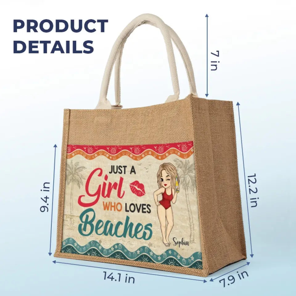 Vacances d'été - Sacs fourre-tout personnalisés pour meilleures amies, sacs fourre-tout en jute, sacs de plage - Cadeau pour meilleures amies, meilleures amies, sœurs