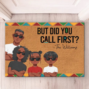 Passer du temps en famille est un cadeau - Tapis décoratif personnalisé pour la maison - Cadeau de pendaison de crémaillère pour les membres de la famille