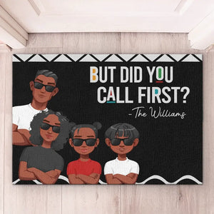 Une famille heureuse n'est qu'un paradis précoce - Tapis décoratif personnalisé pour la maison - Cadeau de pendaison de crémaillère pour les membres de la famille