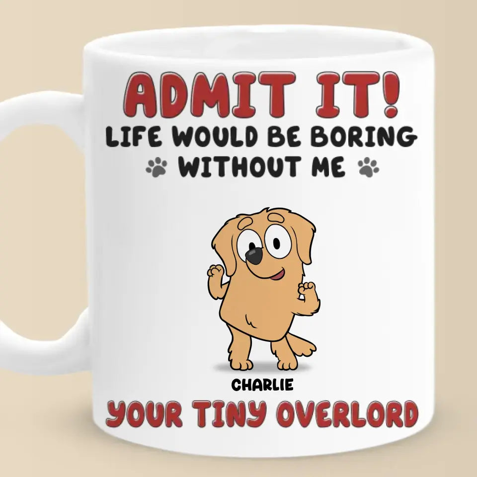 Les bisous du chiot arrangent tout ! Mug personnalisé pour chien ! Cadeau pour les propriétaires et les amoureux des animaux