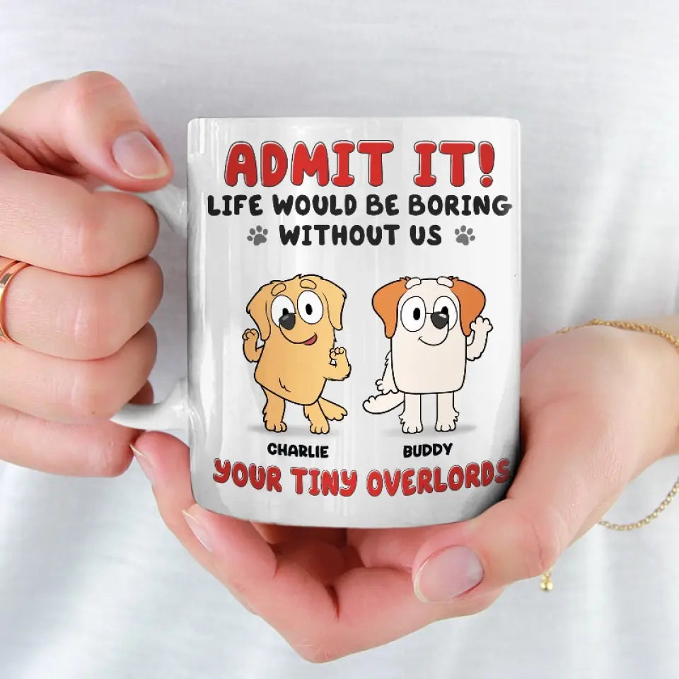 Les bisous du chiot arrangent tout ! Mug personnalisé pour chien ! Cadeau pour les propriétaires et les amoureux des animaux