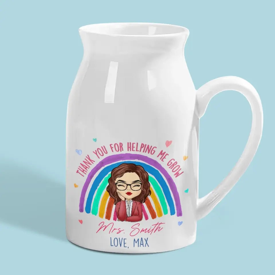 Tu es mon meilleur professeur - Vase à fleurs personnalisé pour décoration d'intérieur - Cadeau pour professeur