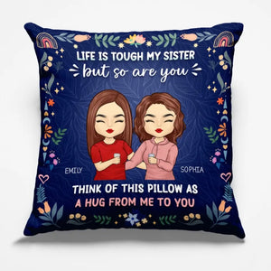 Les frères sont nés pour déranger leurs sœurs - Coussin personnalisé pour la famille - Cadeau pour les membres de la famille, les frères et sœurs
