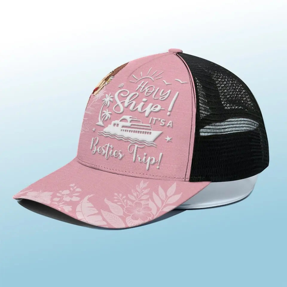 C'est un voyage entre filles ! - Casquette de baseball personnalisée avec dos en maille, casquette de camionneur de baseball - Cadeau de vacances d'été pour meilleures amies, meilleures amies et sœurs