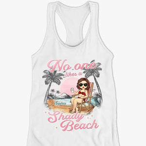Personne n'aime les plages ombragées - Débardeur dos nageur personnalisé pour meilleure amie - Cadeau pour meilleures amies, meilleures amies, sœurs