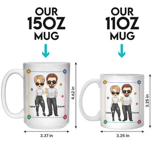 Toi et moi sommes frères et sœurs - Tasse personnalisée pour la famille - Cadeau pour les membres de la famille, les frères et sœurs