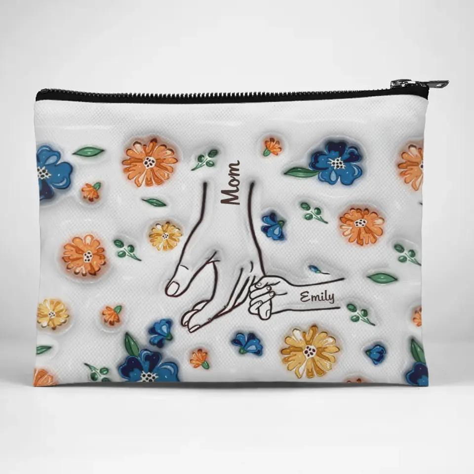 Nous t'aimons plus que tu ne le sauras jamais - Trousse de maquillage personnalisée pour la famille - Cadeau pour maman, grand-mère