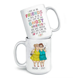 Tasse personnalisée « Amis pour la vie et au-delà » – Cadeau pour les meilleures amies, les meilleures amies et les sœurs
