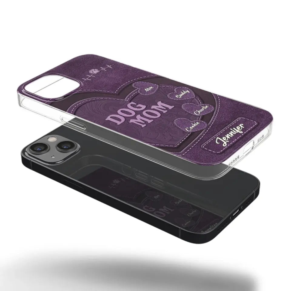 Je te garde à jamais dans mon cœur ! Coque de téléphone transparente personnalisée pour chien et chat ! Cadeau pour les propriétaires et les amoureux des animaux.
