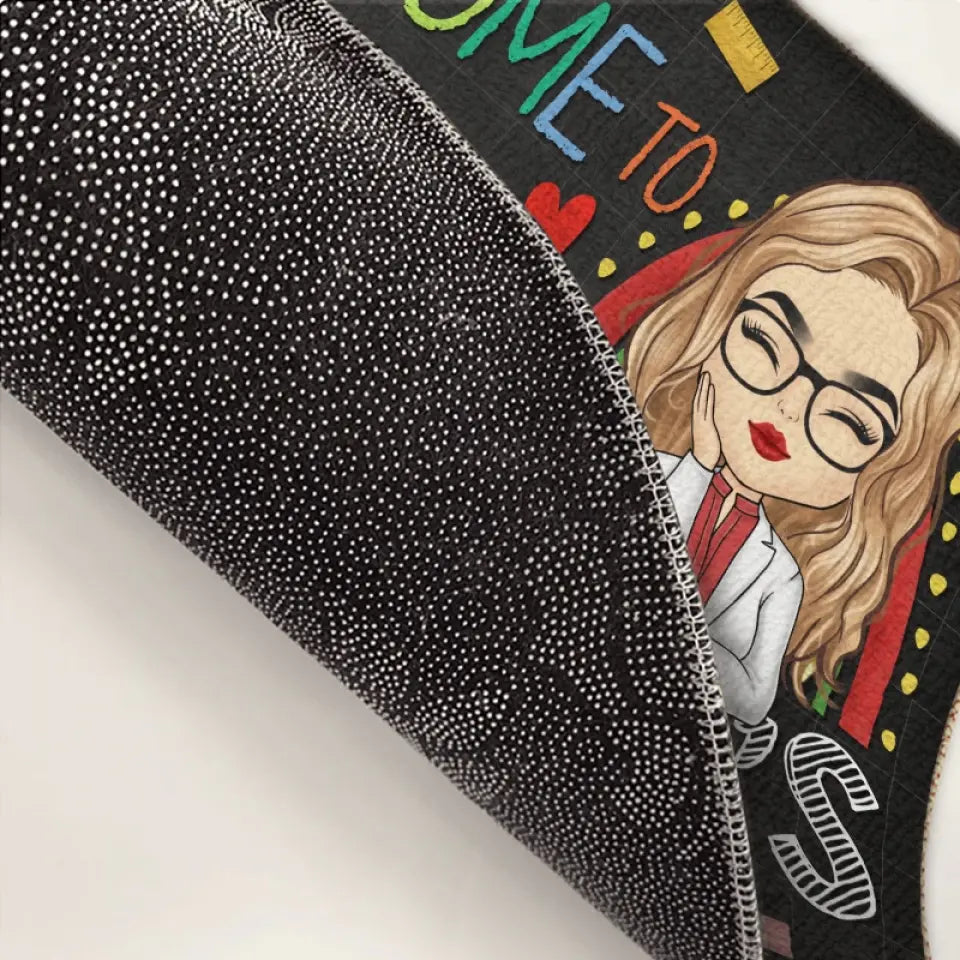 L'art d'enseigner est l'art d'aider à la découverte - Tapis décoratif personnalisé pour enseignant - Cadeau de pendaison de crémaillère pour enseignant