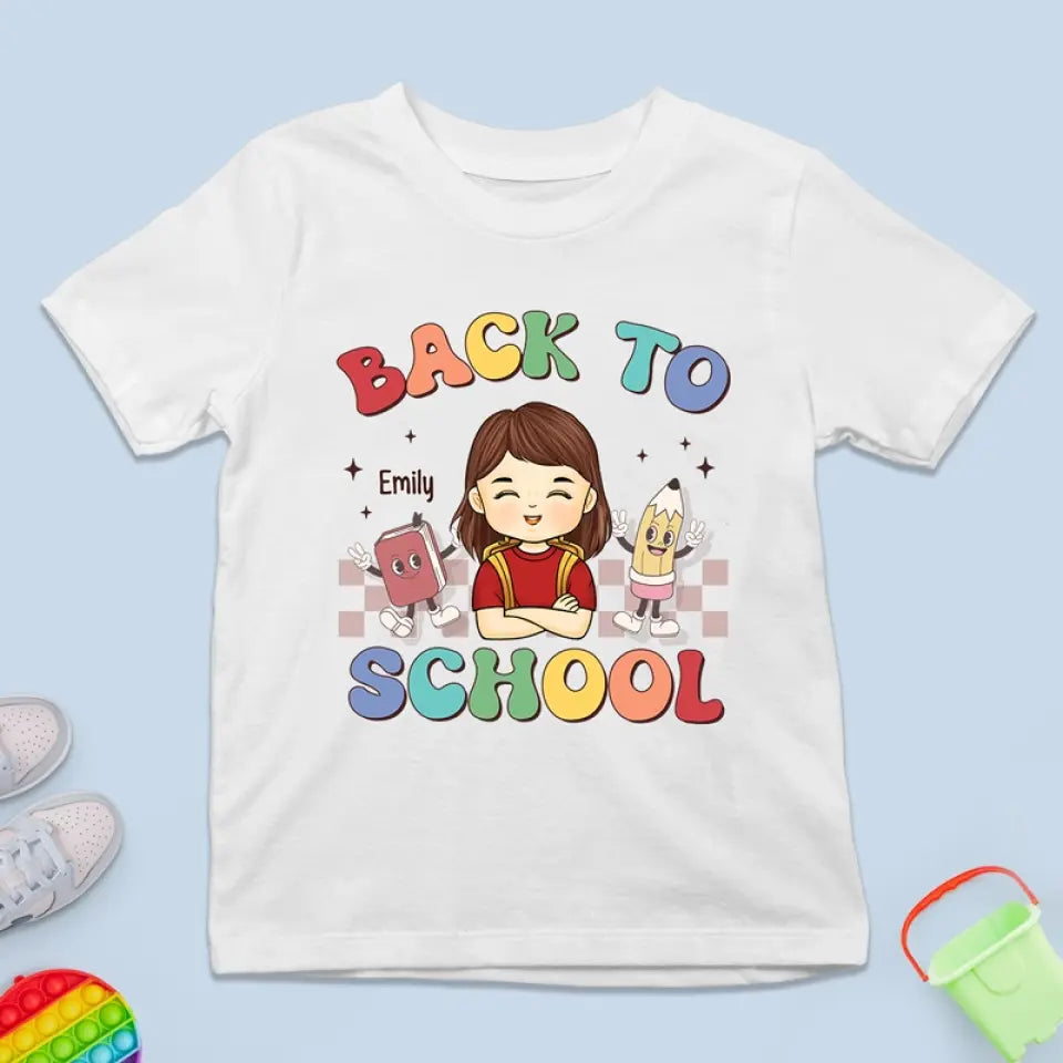 Le gamin cool est arrivé ! T-shirt enfant personnalisé ! Cadeau de rentrée scolaire pour enfant