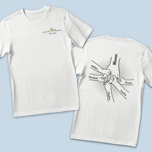 La maternité est la plus belle chose - T-shirt unisexe personnalisé imprimé recto verso - Cadeau pour maman et grand-mère