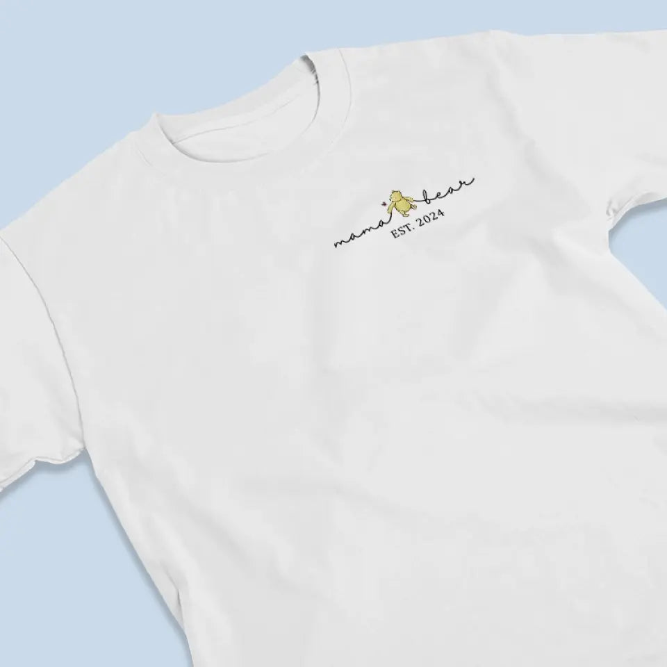 La maternité est la plus belle chose - T-shirt unisexe personnalisé imprimé recto verso - Cadeau pour maman et grand-mère