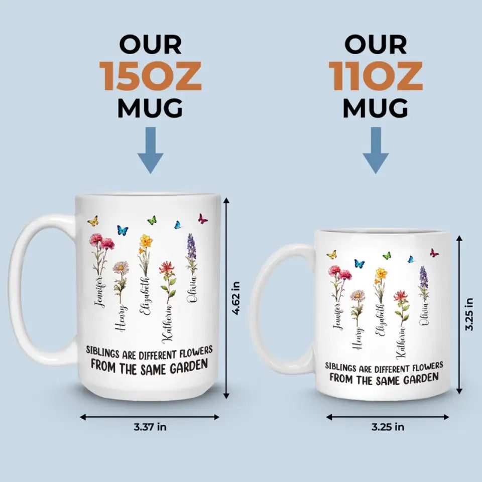 Il n'y a pas de meilleure amie qu'une sœur - Tasse personnalisée pour sœur - Cadeau pour sœurs, frères et sœurs