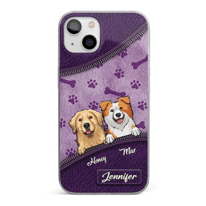 Les chiens nous ont tout donné ! Coque de téléphone transparente personnalisée pour chien ! Cadeau pour les propriétaires et les amoureux des animaux.