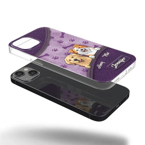 Les chiens nous ont tout donné ! Coque de téléphone transparente personnalisée pour chien ! Cadeau pour les propriétaires et les amoureux des animaux.