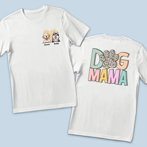 Le chien est le dieu de l'ébat ! T-shirt unisexe personnalisé avec imprimé recto verso et verso. Cadeau pour les propriétaires et les amoureux des animaux.