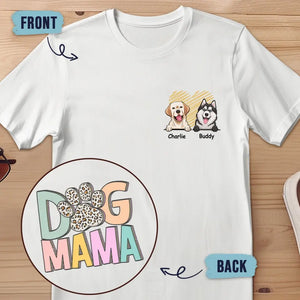 Le chien est le dieu de l'ébat ! T-shirt unisexe personnalisé avec imprimé recto verso et verso. Cadeau pour les propriétaires et les amoureux des animaux.